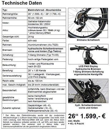 POWERPAC - MOUNTAINBIKE 28